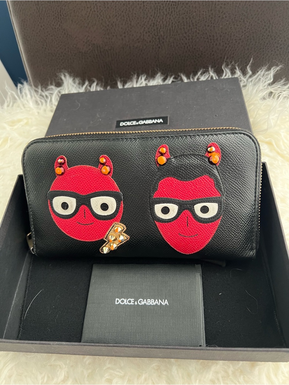 Dolce & Gabbana #DGFAMILY Devill Zip-Around Continental